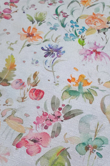 Decorative fabric AZALEA FLOWERS