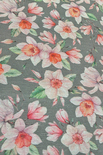Decorative fabric CESIRA flowers