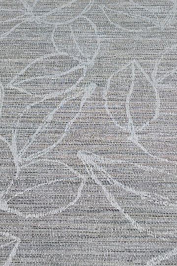 Decorative fabric FLORENTI leaves light grey