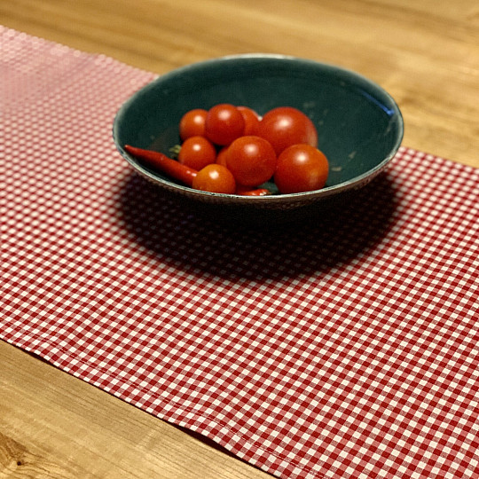 IBIZA red tablecloth