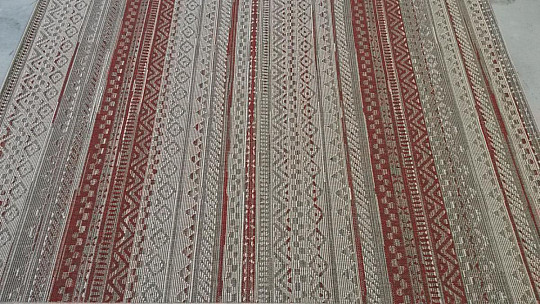 Outdoor carpet STAR RED