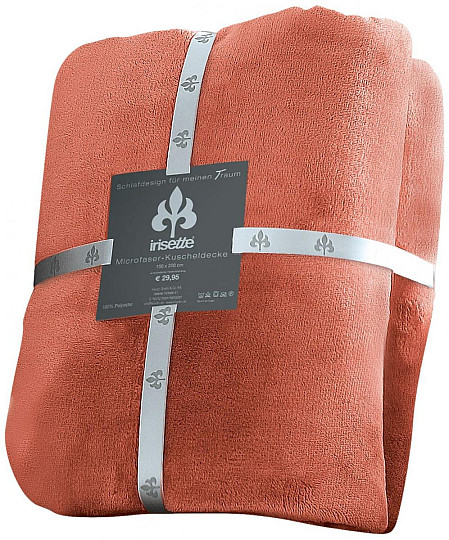 Soft blanket CASTEL 62 melone