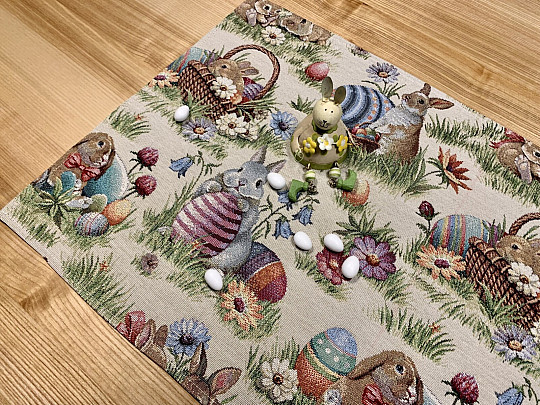 Tapestry tablecloth and scarf POMLÁZKA II