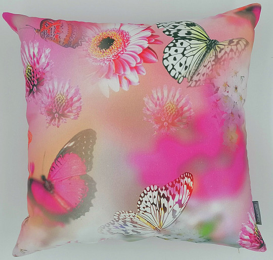 Decorative pillow BUTTERFLIES 3D