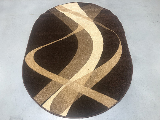 Carpet oval BROWN brown