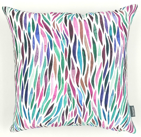 Cushion cover Izaro purple-turquoise