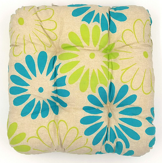 Blue-green flower seat