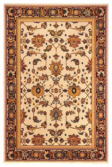 Luxury wool rug JENEEN 482 beige