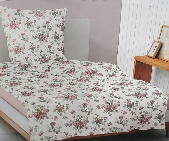 IRISETTE luxury cotton satin 8399 flowers