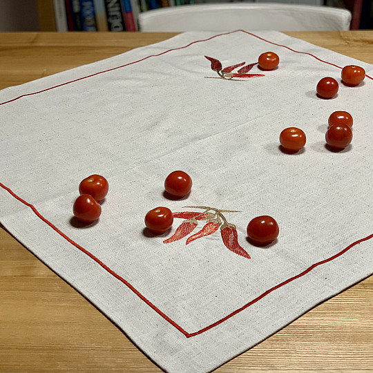 HOT PEPPERS tablecloth