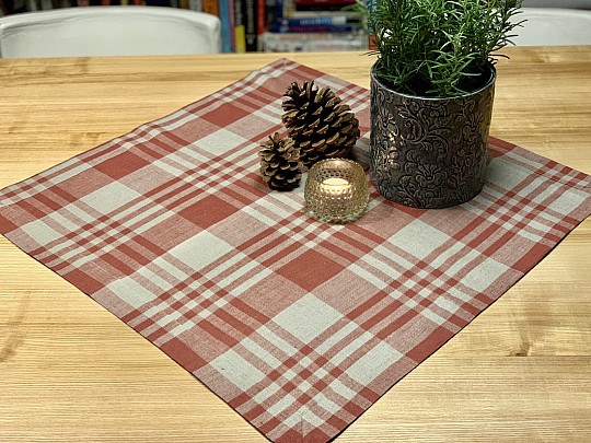 BORDÓG CHECK tablecloth