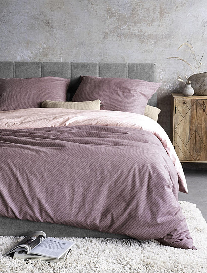 Luxury flannel bedding IRISETTE KOALA old pink