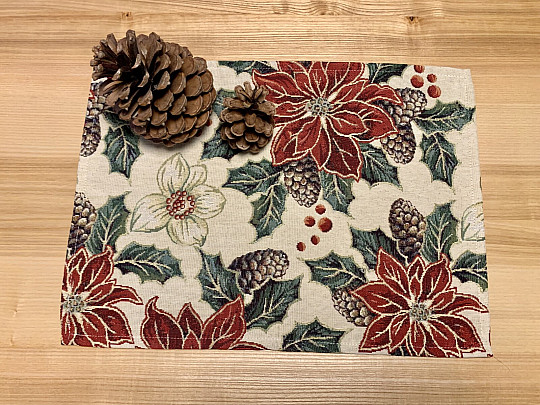 Table setting CHRISTMAS ROSE BARDI