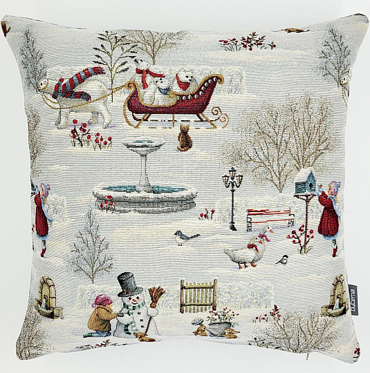 Christmas tapestry CHILDREN IN WINTER