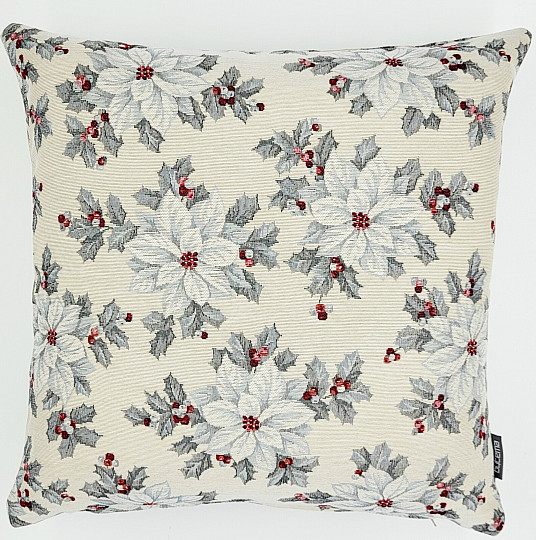 Christmas tapestry cover CHRISTMAS STAR silver