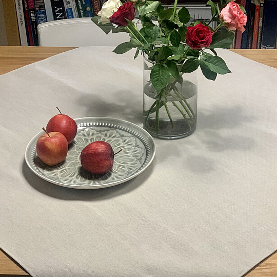 Tapestry tablecloth and scarf NATUR