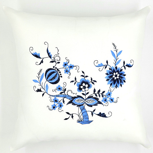 Cushion cover ONION BLUE-WHITE