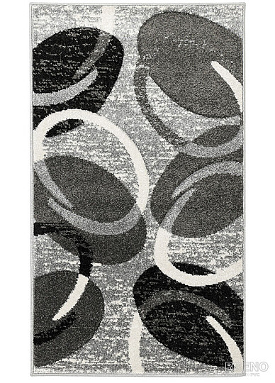 Piece carpet PORTLAND black-grey