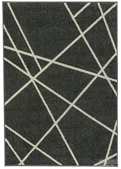 Piece carpet PORTLAND black-grey
