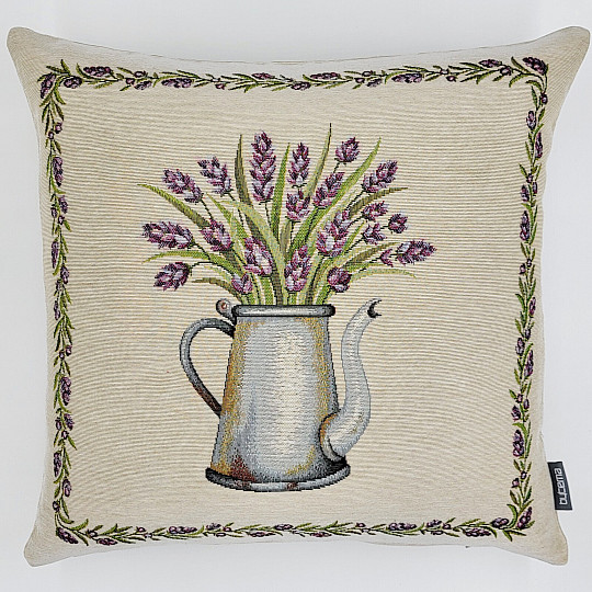 Tapestry cushion cover LAVENDER IN A POT