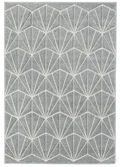 Piece carpet PORTLAND grey-white