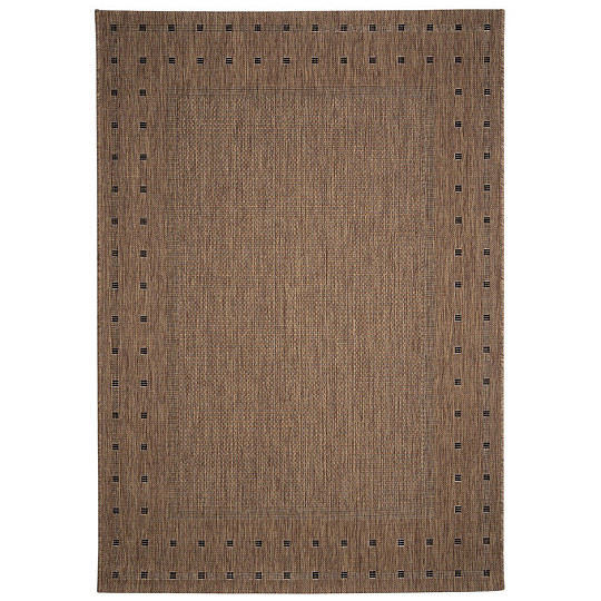 Buckle carpet FLOORLUX 20329 - coffee - black
