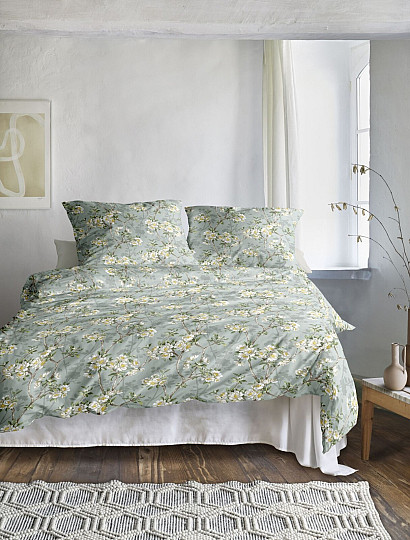 IRISETTE luxury cotton satin TOKIO 8537-30 MENTOL