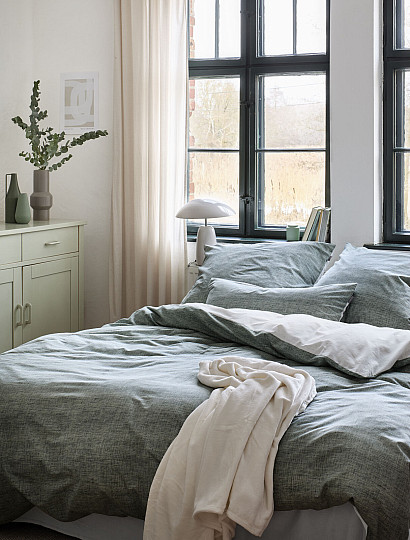 IRISETTE luxury cotton satin WAVE 8557-30 green