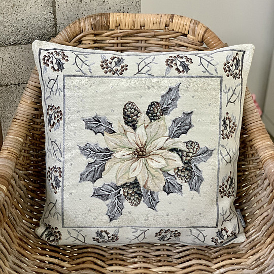 Christmas tapestry cover SILVER STAR