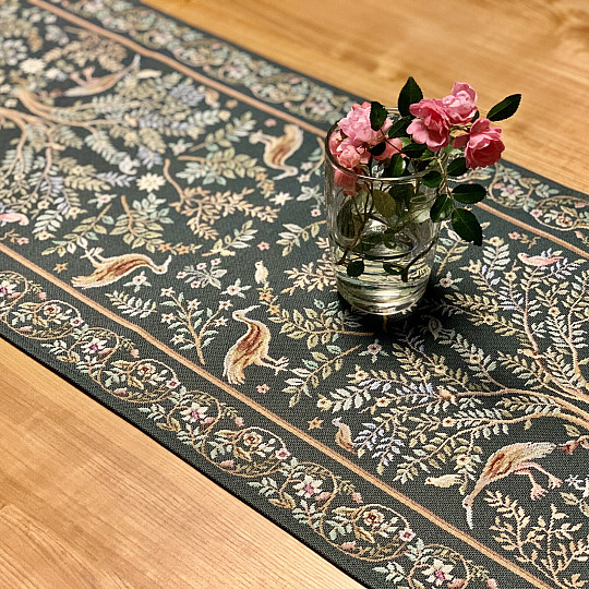 Tapestry tablecloth and scarf WILLIAM MORRIS green