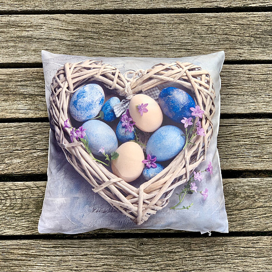 Easter Heart Pillowcase