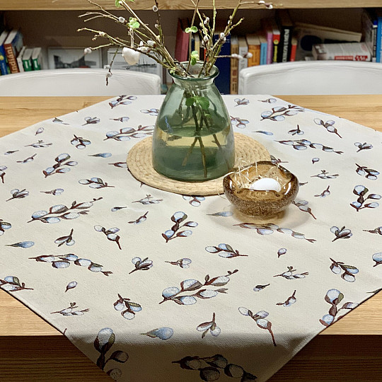 Tapestry tablecloth and scarf CATS JÍVA