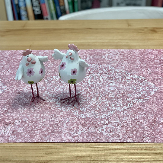 Decorative scarf ROSETO