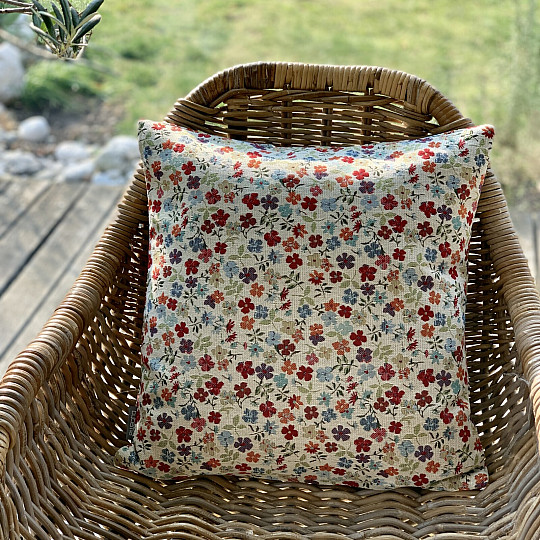 Tapestry pillowcase BADI FLOWERS