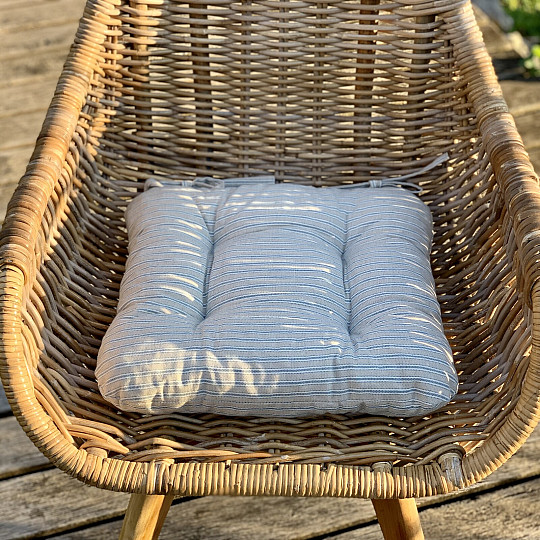 SEATS IRIS STRIPE BLUE