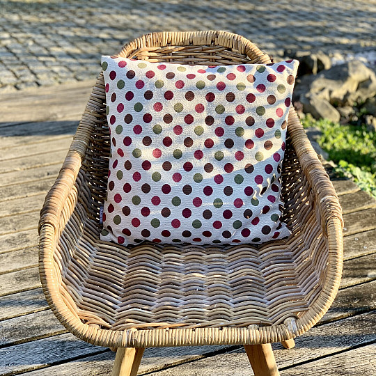 Tapestry pillowcase POLKA DOT