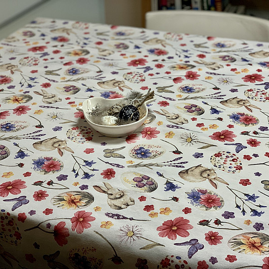Easter tablecloth HOPPITY