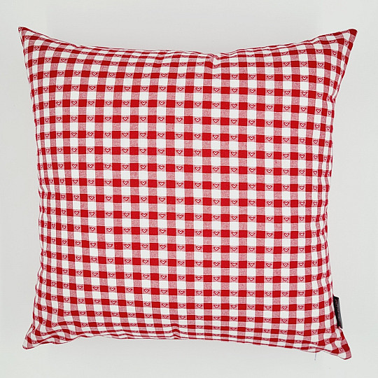 Decorative pillowcase SOFI HEART red