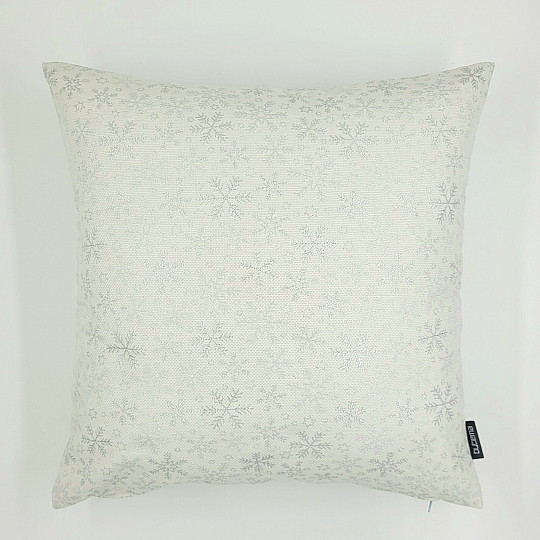 Christmas decorative cover SILVER FLAKES