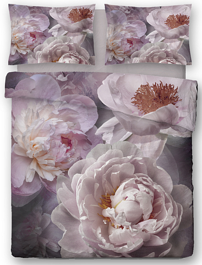 Cotton satin bedding PEONY