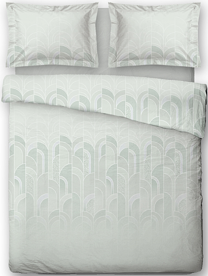Cotton satin bedding MOSS MOOD