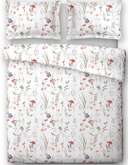 Cotton satin bedding MEADOW