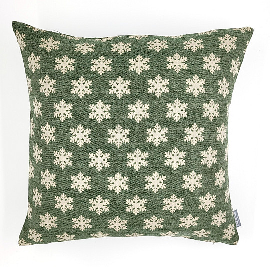 Luxurious decorative cover FLAKES GREEN A
