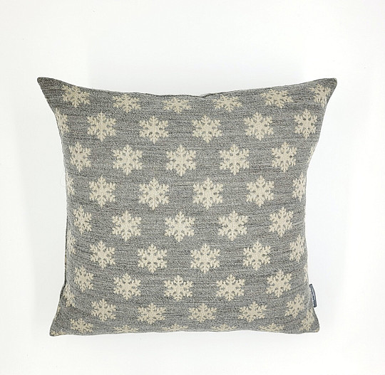 Luxurious decorative cover FLAKES GREY A