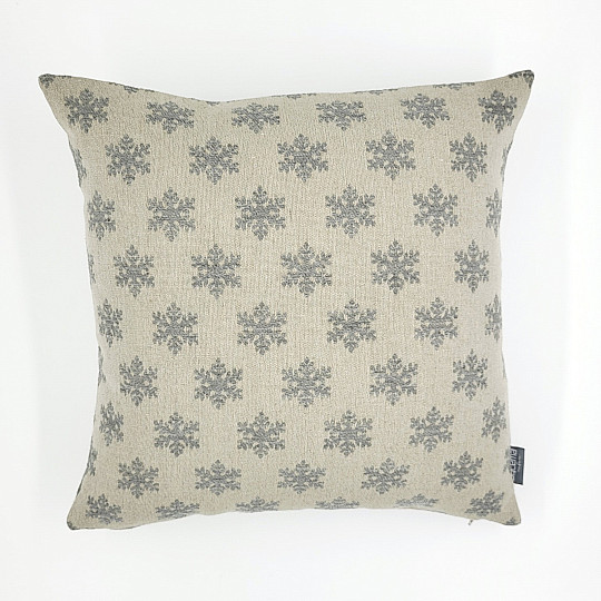 Luxurious decorative cover FLAKES GREY B