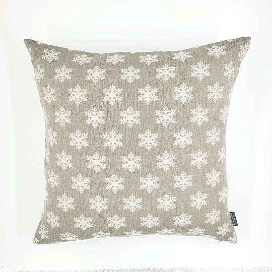 Luxurious decorative cover FLAKES BEIGE A