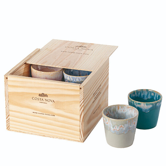 LUNGO CUPS - BOX 8 pcs 0.21L MULTICOLOR