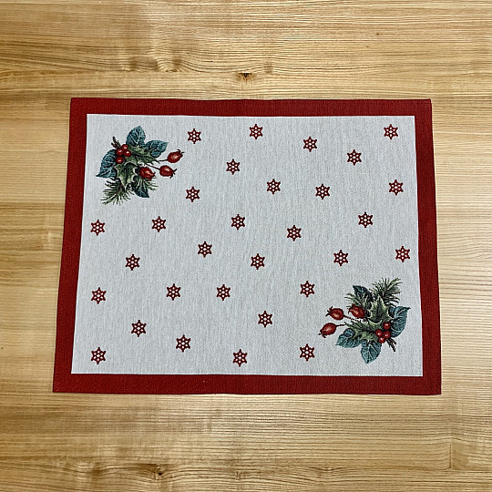 Christmas placemat CHRISTMAS CANDLE