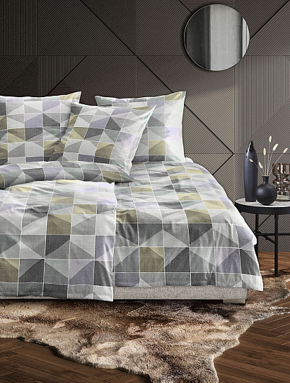 Luxury flannel bedding IRISETTE KOALA 8646-30 GREEN