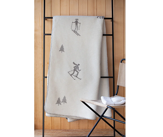 Blanket DF SAVONA SKIMANIA BEIGE